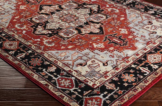 Smoke Damaged Restored Rug