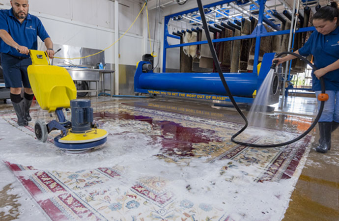Outdoor rug cleaning & repair