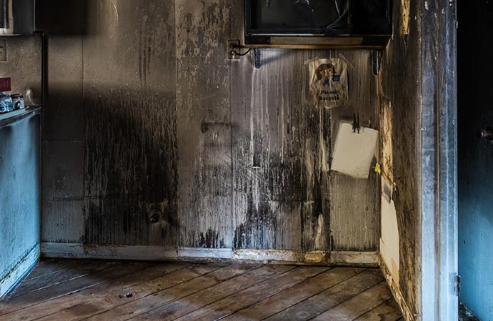 smoke effect on kitchen