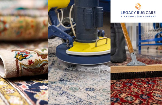 legacy rug cleaning process
