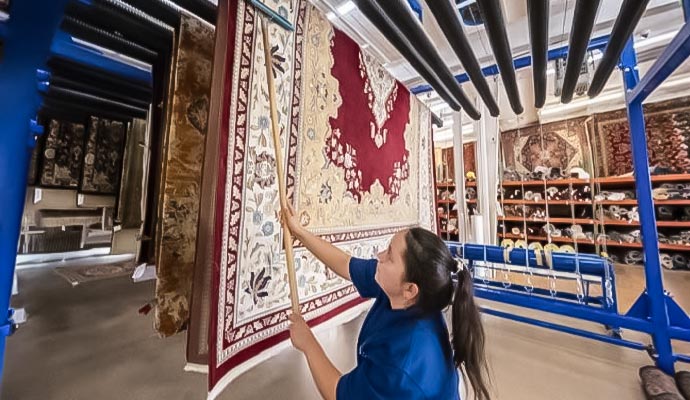 Professional rug cleaning service