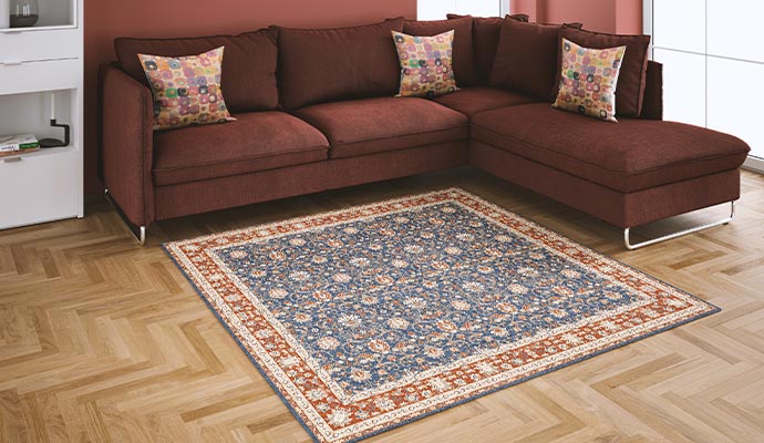 Rug in living room