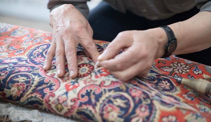 Rug repair service