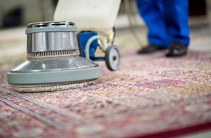rug cleaning with vacuum cleaner